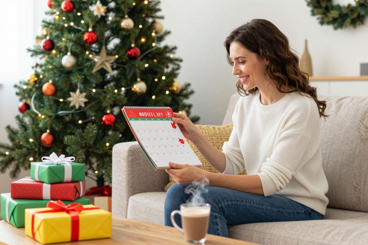 A hatékony naptárkezelés csökkenti az ünnepi stresszt.
