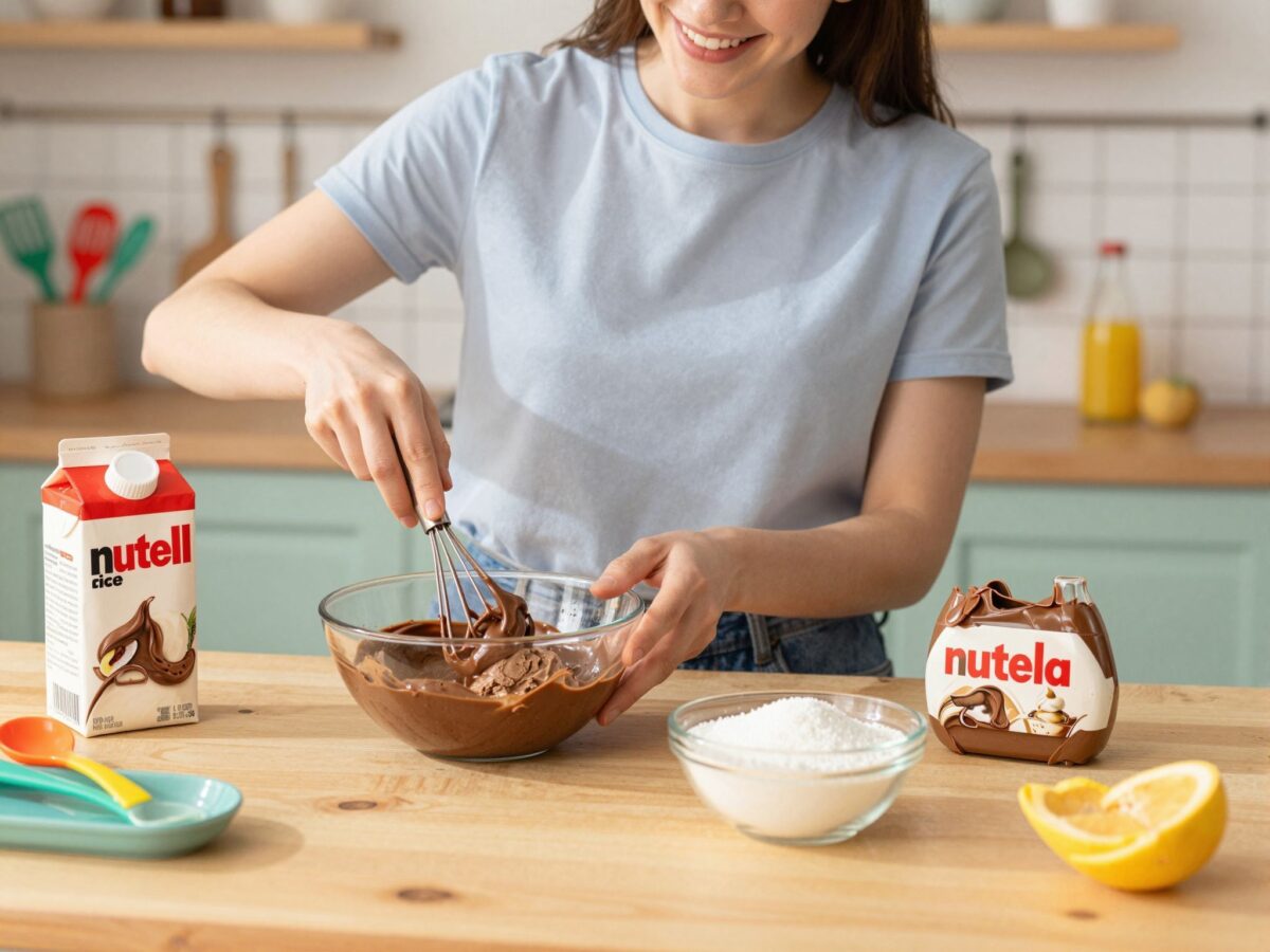 Így készíts otthon Nutellás fagyit 3 egyszerű hozzávalóból, fagylaltgép nélkül