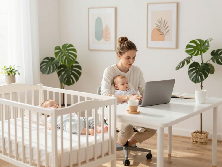 Jobb alvás a babának: a home office és a csecsemők alvási ciklusának kapcsolata