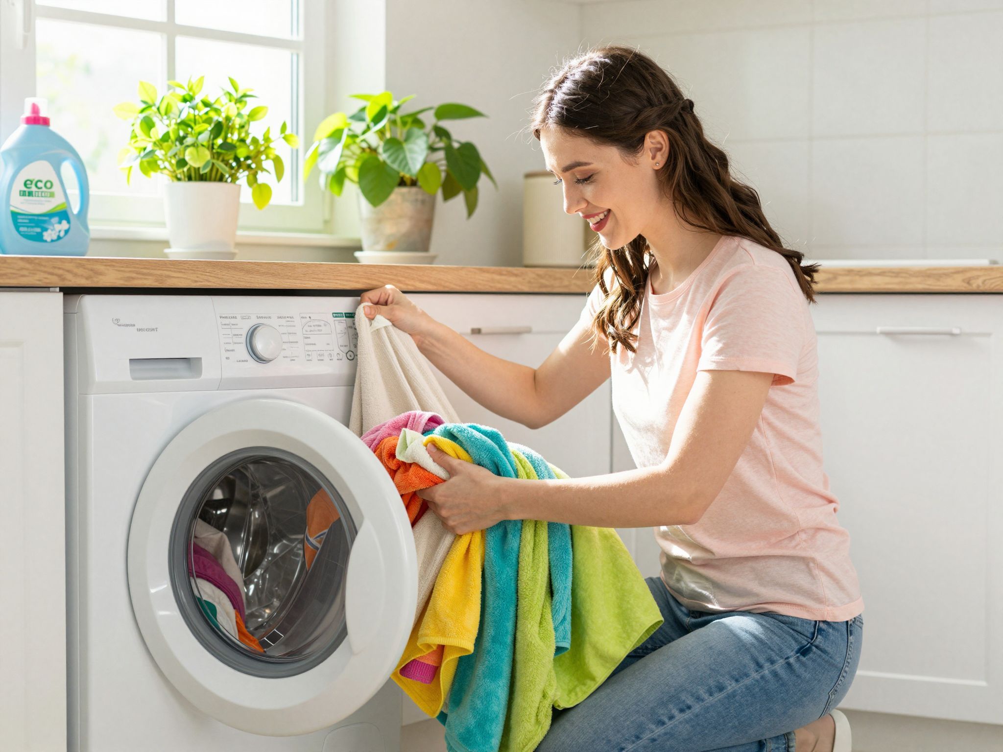 A környezettudatos mosási rutin csökkenti a vízfogyasztást.