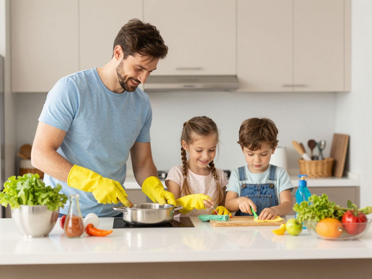 Közös teherviselés a családban: amikor apa és anya is egyformán kiveszi a részét