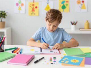 Kreatív iskolakezdés: ötletek saját készítésű füzetborítókhoz és könyvjelzőkhöz