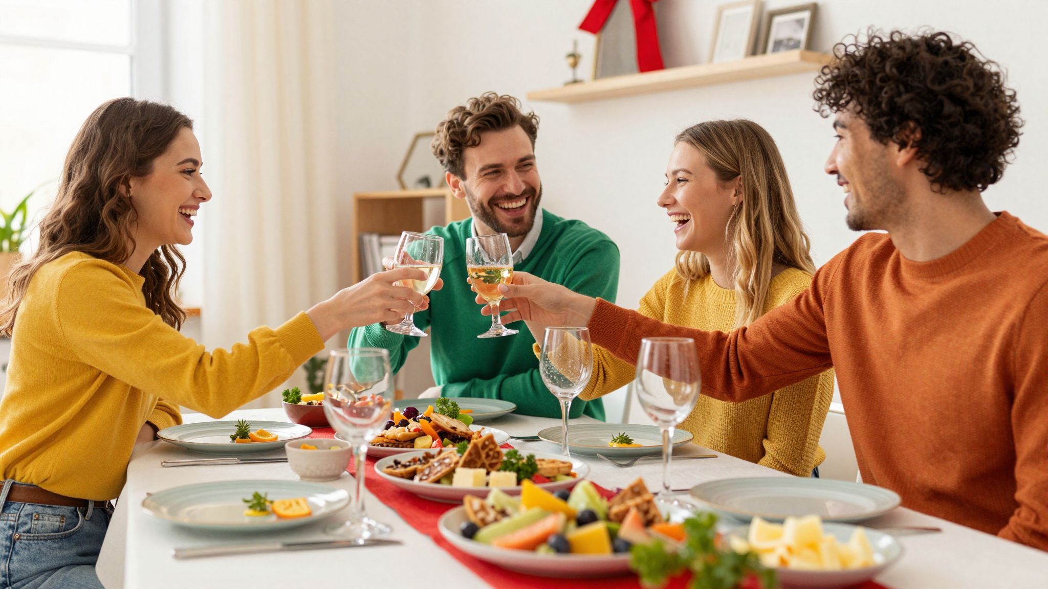 Ünnepek alatt a közös étkezés varázslatossá válik.