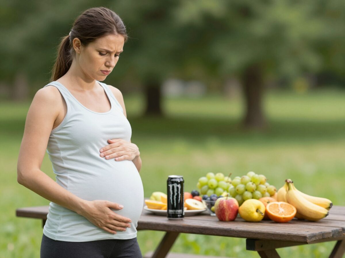 Miért tilos energiaitalt inni várandósan? A koffein és a taurin hatása a babára