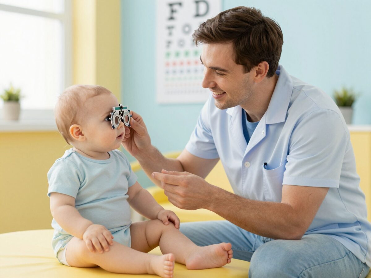 Mikor kell először gyermekszemészhez vinni a babát?