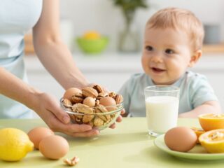 Mogyoró, tojás, tej a babának? Így csökkentheted az allergia kockázatát az új ajánlások szerint