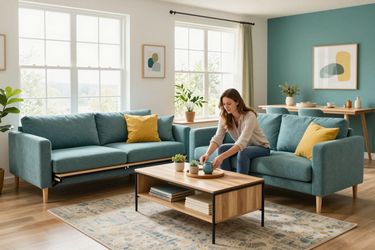 A multifunkcionális bútorok helyet és stílust takarítanak meg.