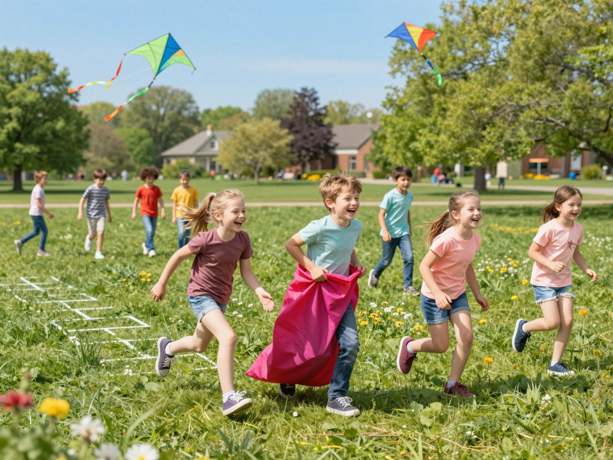A nagymozgásos játékok fejlesztik a koordinációt és ügyességet.