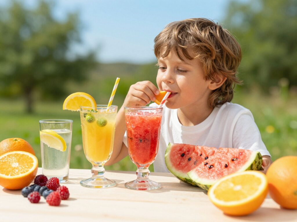 Ne csak vizet adj a gyereknek a hőségben: ezek a legjobb hidratáló italok