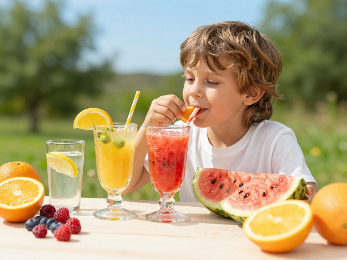 Ne csak vizet adj a gyereknek a hőségben: ezek a legjobb hidratáló italok