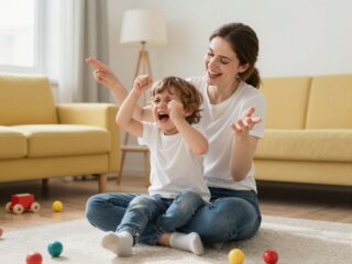 Nevetéssel a gyerek hisztije ellen: szülői stratégiák