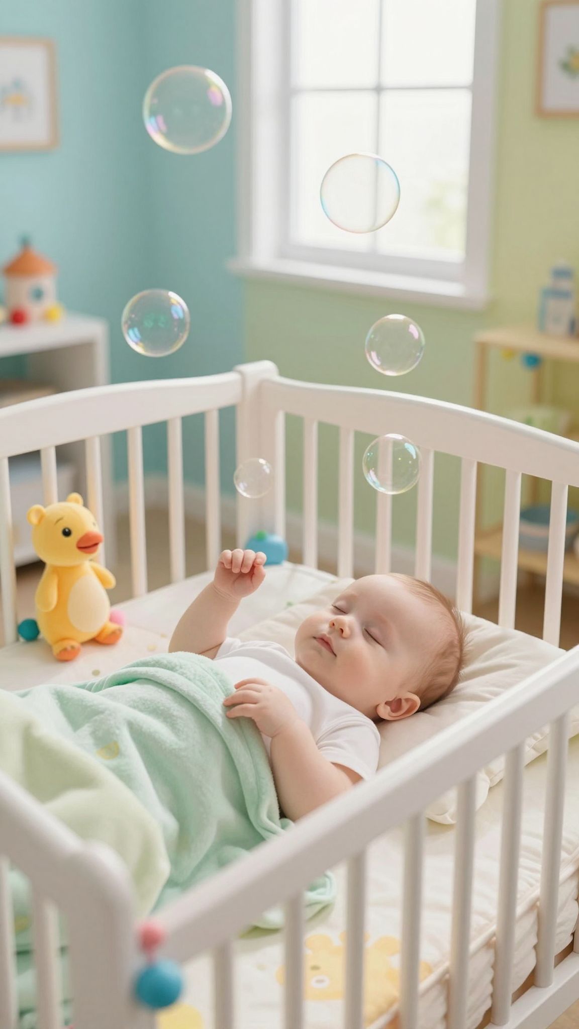 A nyálbuborékok a baba fejlődésének természetes jelei.