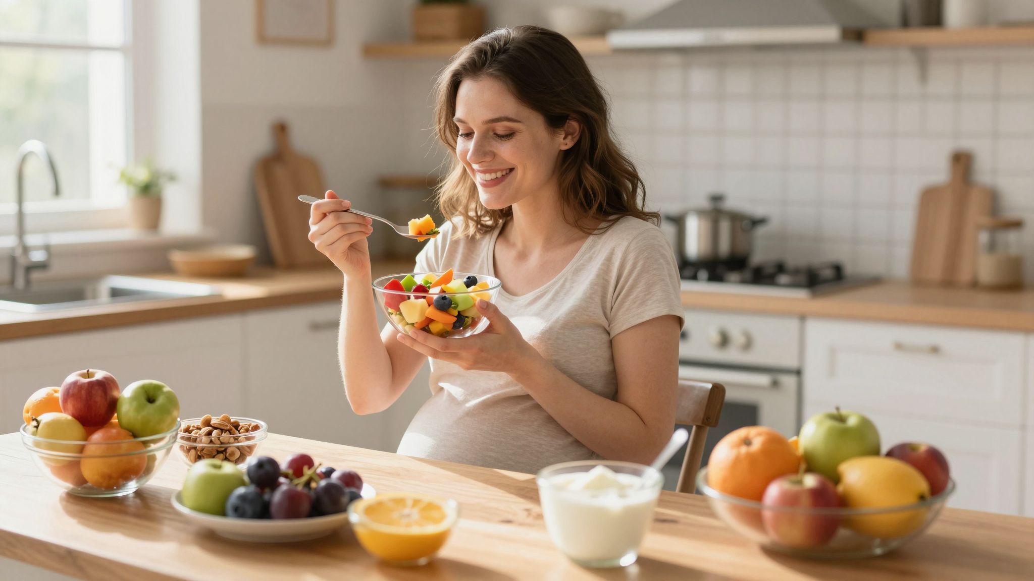 A nassolás segíthet a stressz csökkentésében várandósan.