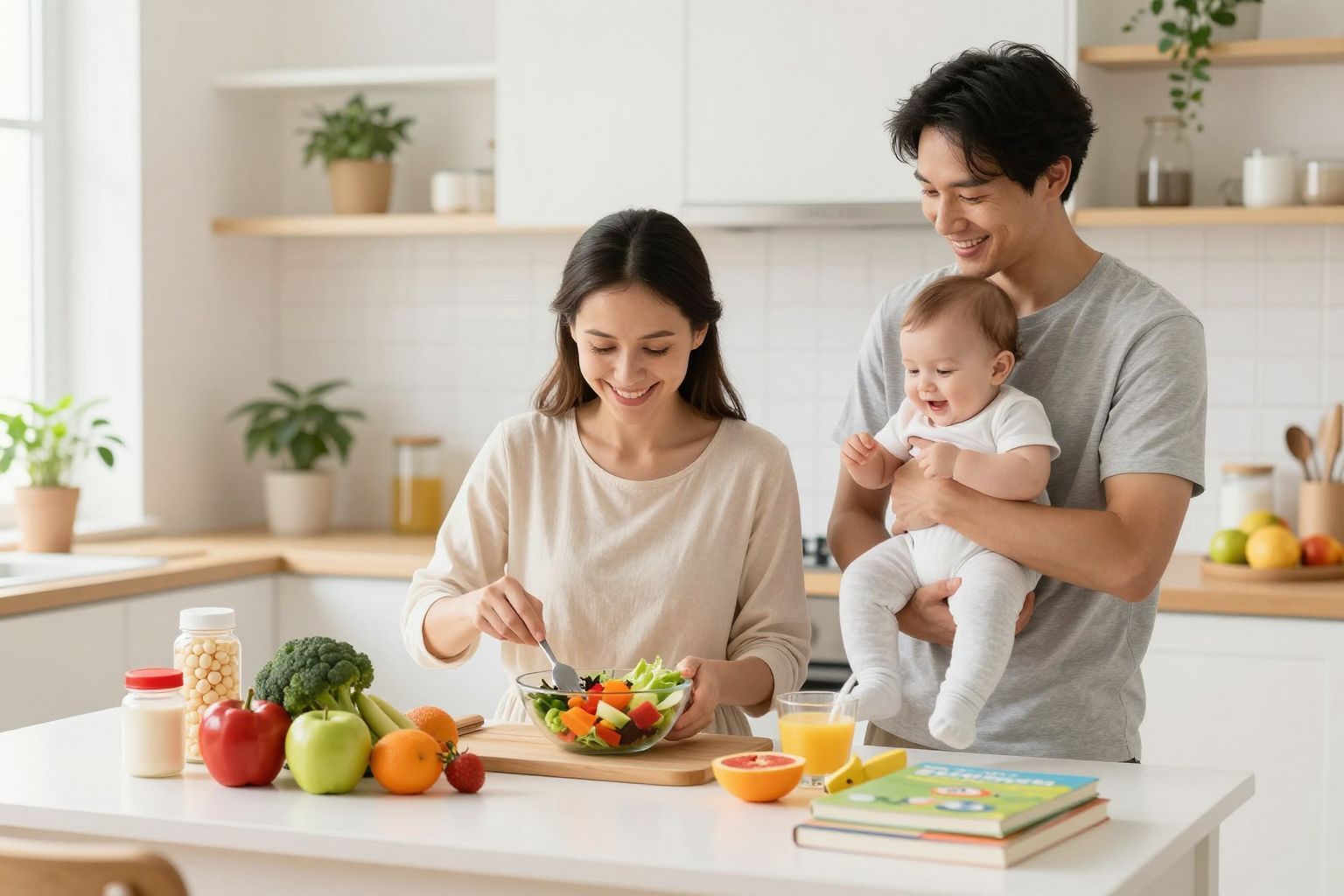 A prebiotikumok támogatják a baba bélflóráját szoptatás alatt.