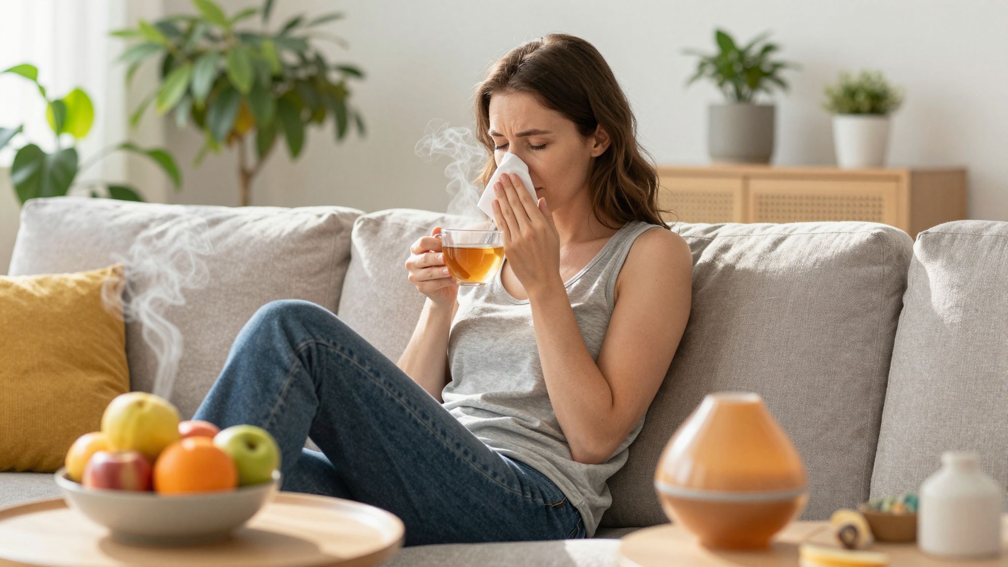 A hidratálás segít csökkenteni az orrdugulást.