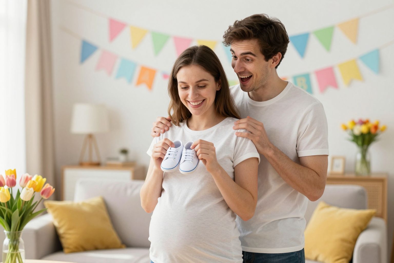 A partner támogatása kulcsfontosságú a terhesség alatt.