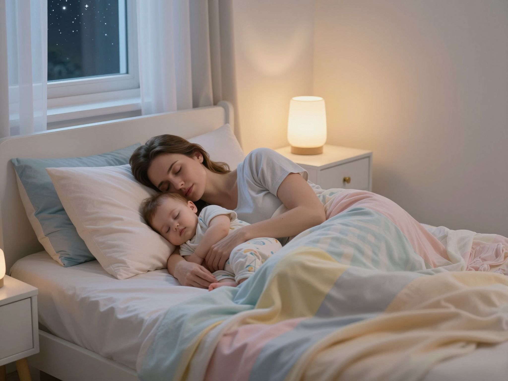 A közös alvás erősíti a kötődést és a biztonságérzetet.