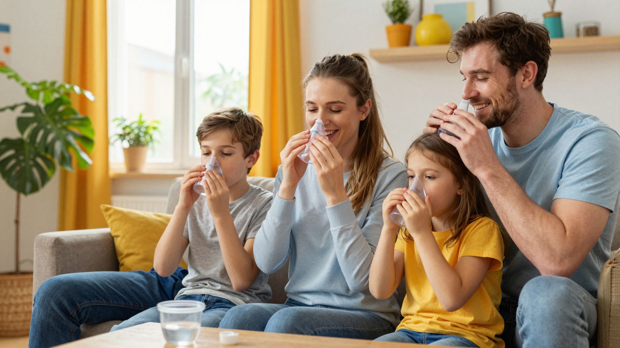 Az orrmosás javítja a légzést és az immunitást.