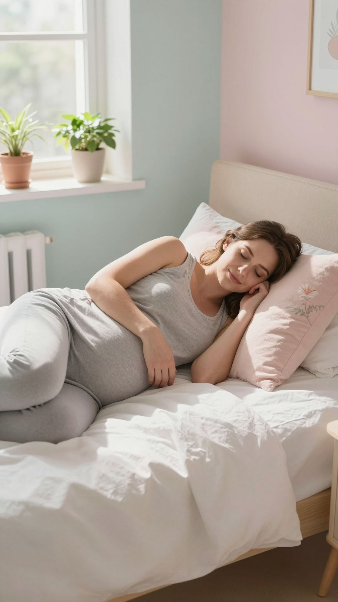 A stratégiai párnázás javítja az alvás minőségét várandósan.