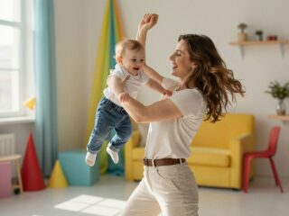 Táncolj a babáddal: a közös mozgás öröme és jótékony hatásai