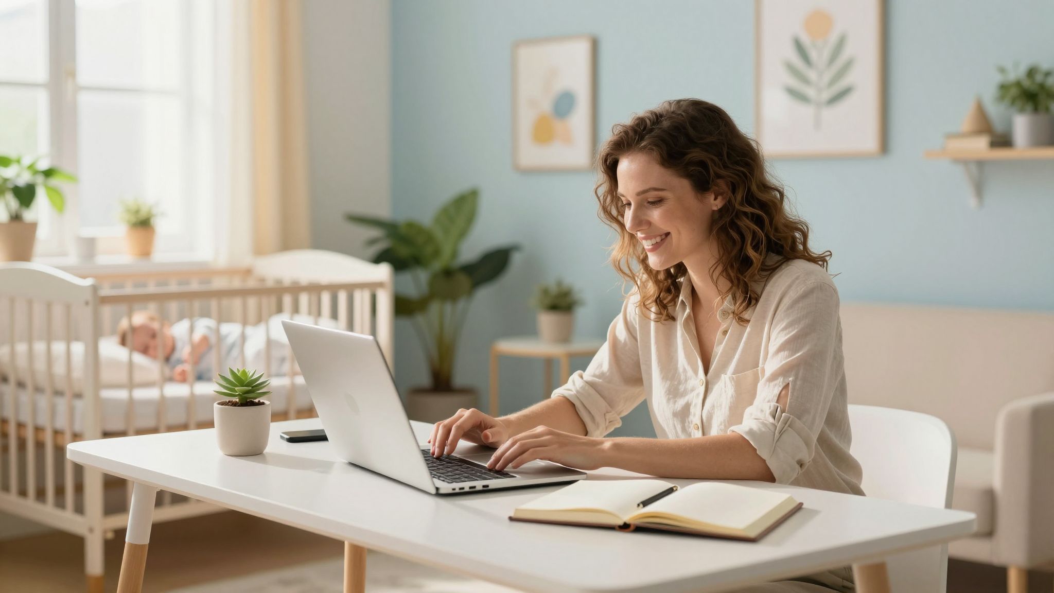 A képernyőidő csökkentése javítja a baba alvását.
