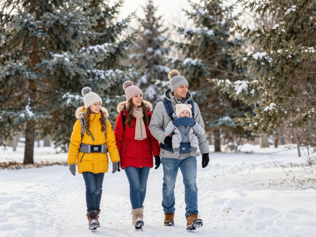 Téli hordozós tippek: a réteges öltözködés és a biztonság szabályai