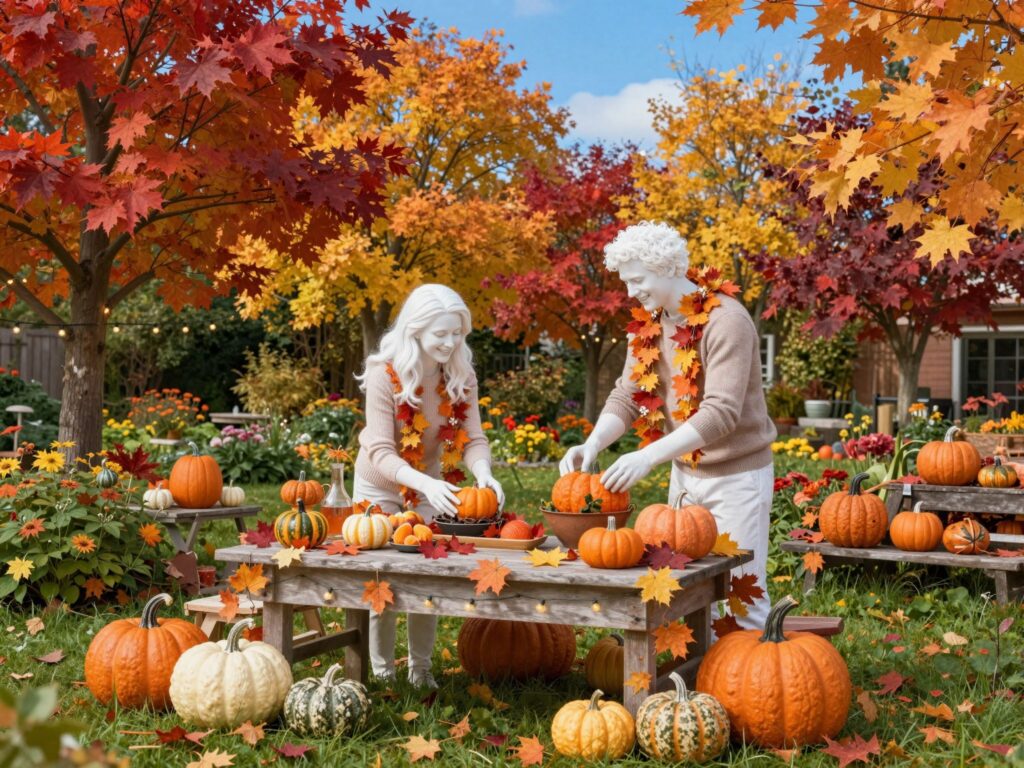 Töklámpáson innen és túl: 8 kreatív őszi dekoráció a kertbe vagy az erkélyre