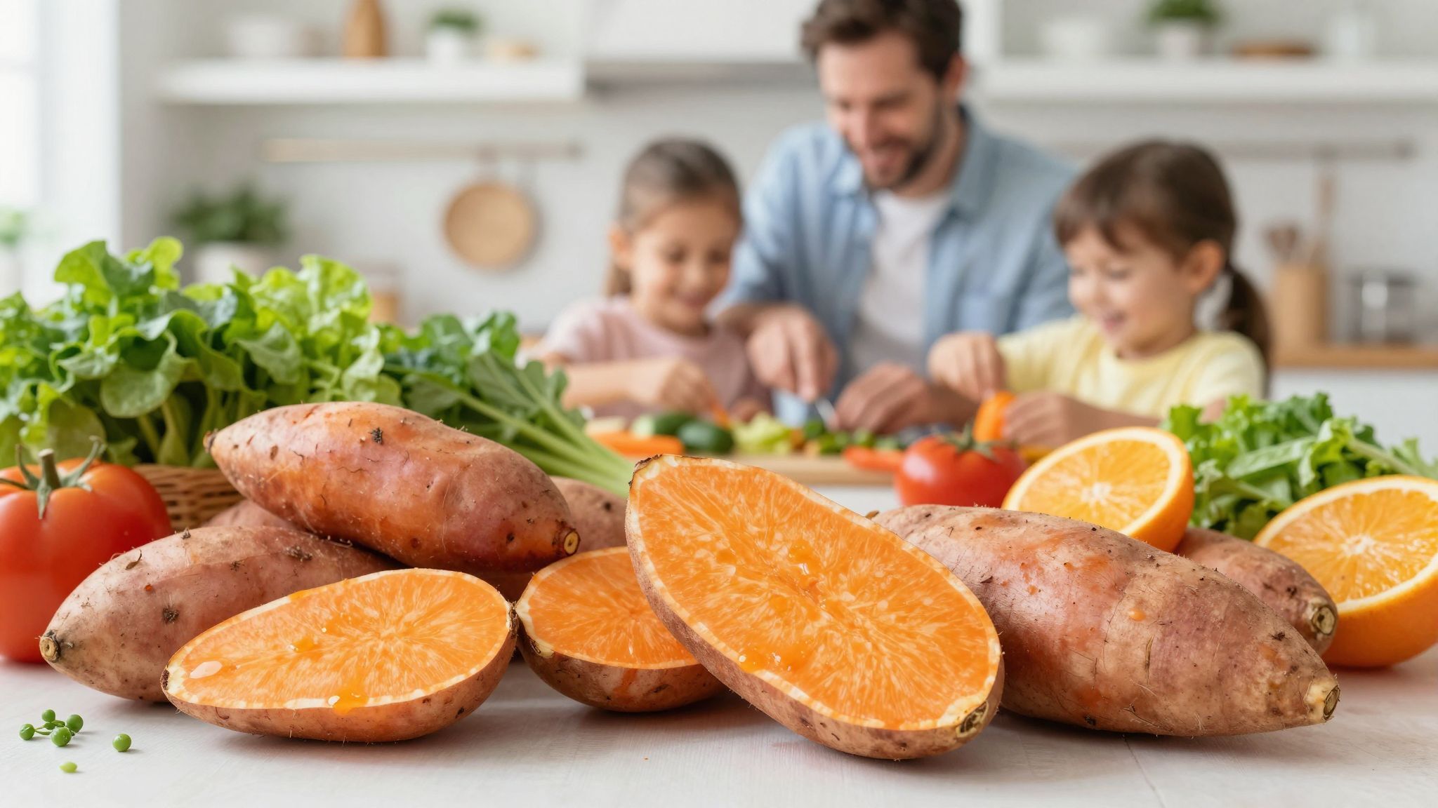 Az édesburgonya gazdag béta-karotinban, erősíti az immunrendszert.