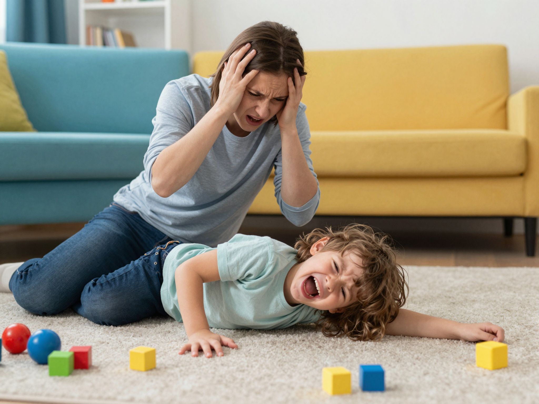 A szülői hiszti fokozza a gyermek stresszét.