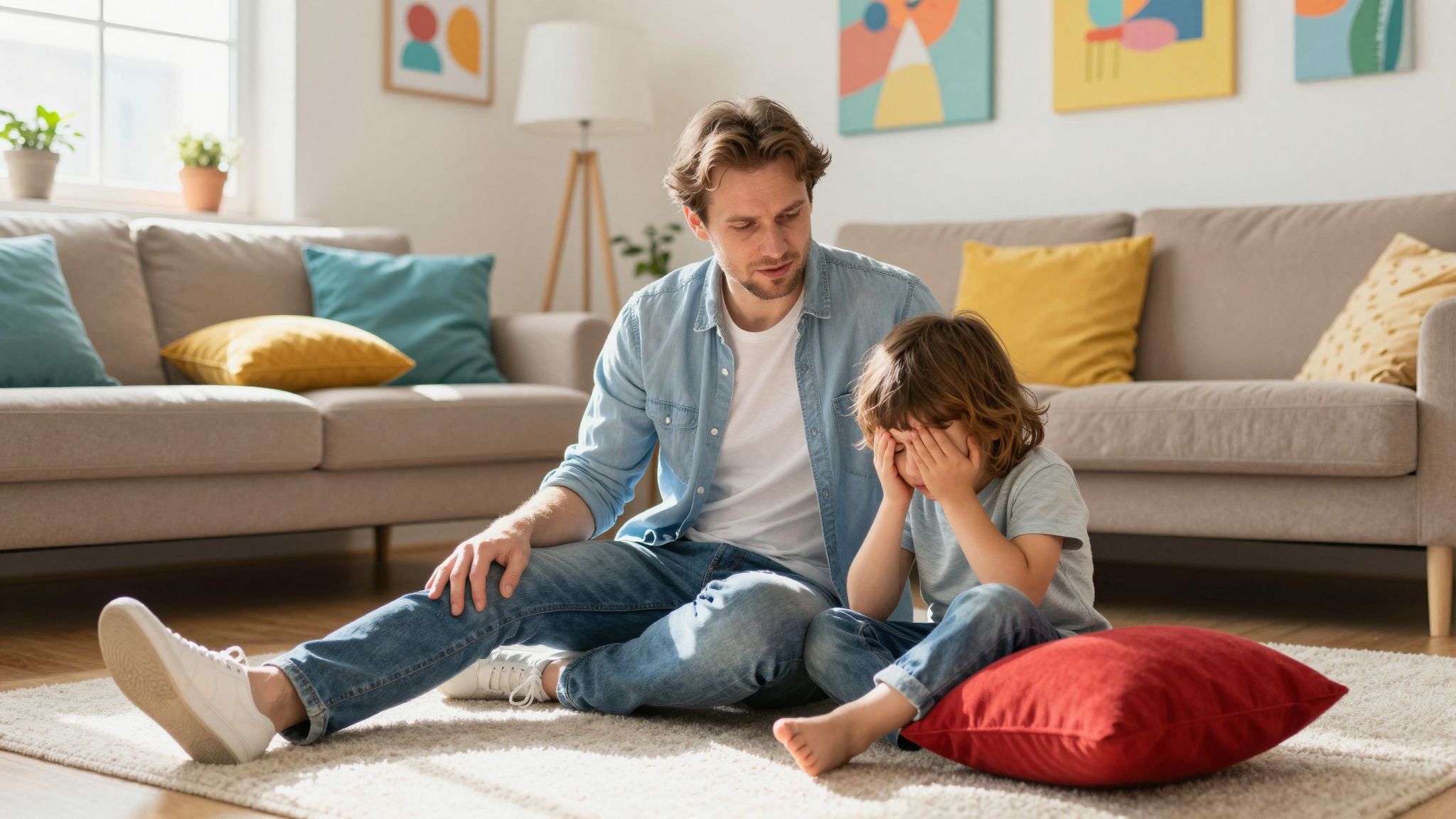 A szülő érzelmi túlreagálása fokozza a gyerek hisztijét.