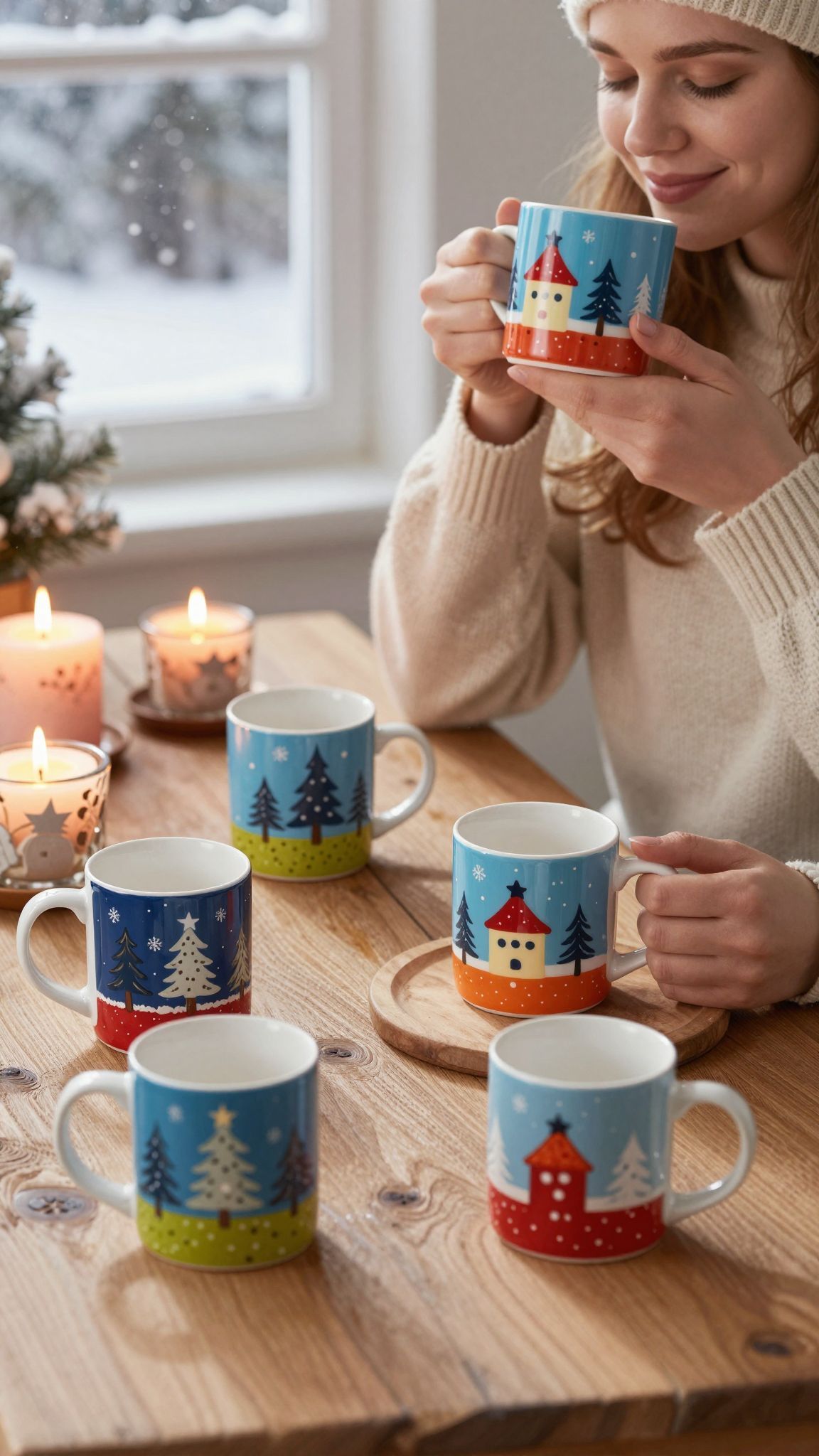 Kézzel festett bögrék varázslatos személyes ajándékok.