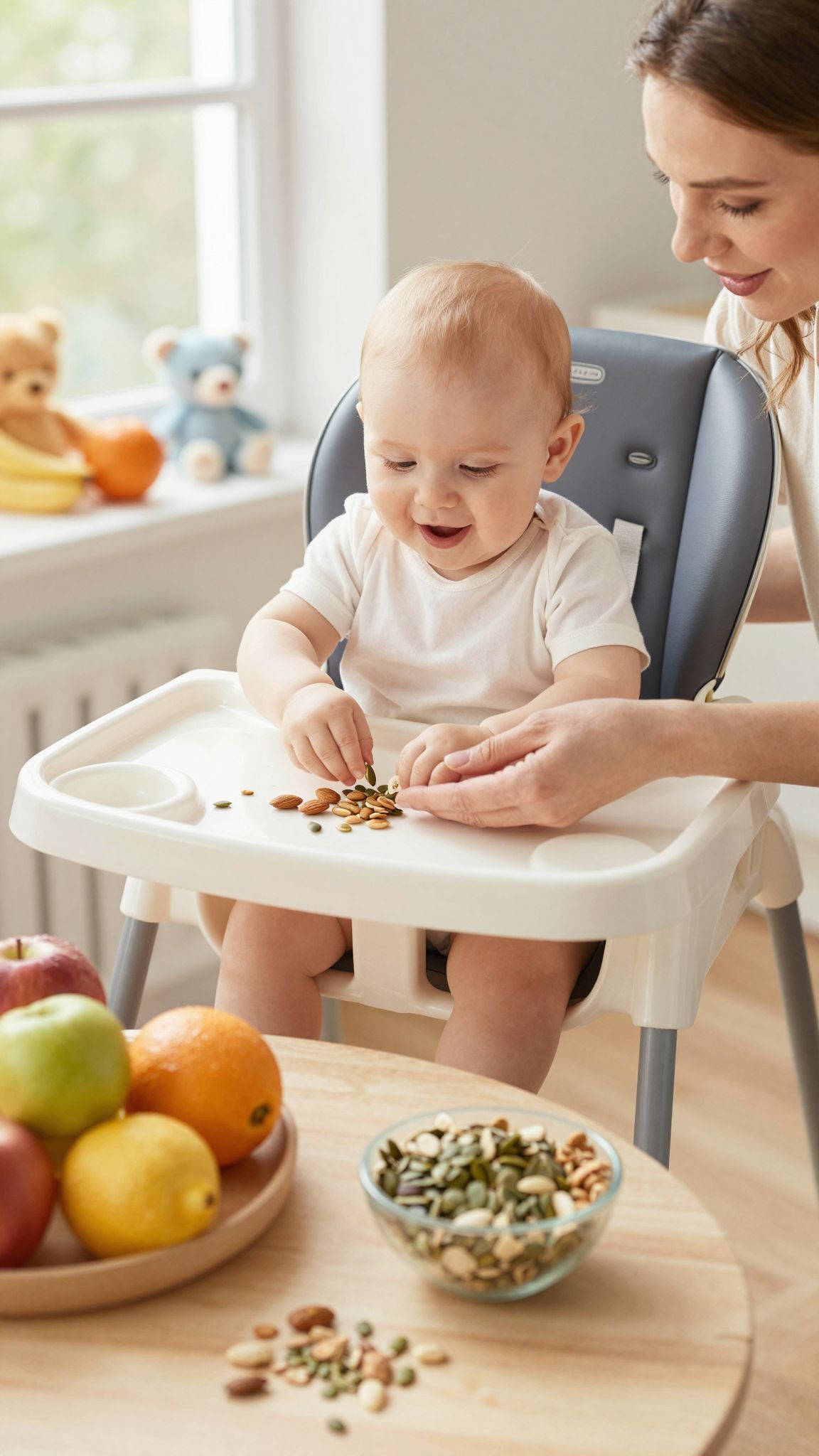 A diófélék korai bevezetése csökkentheti az allergia kockázatát.