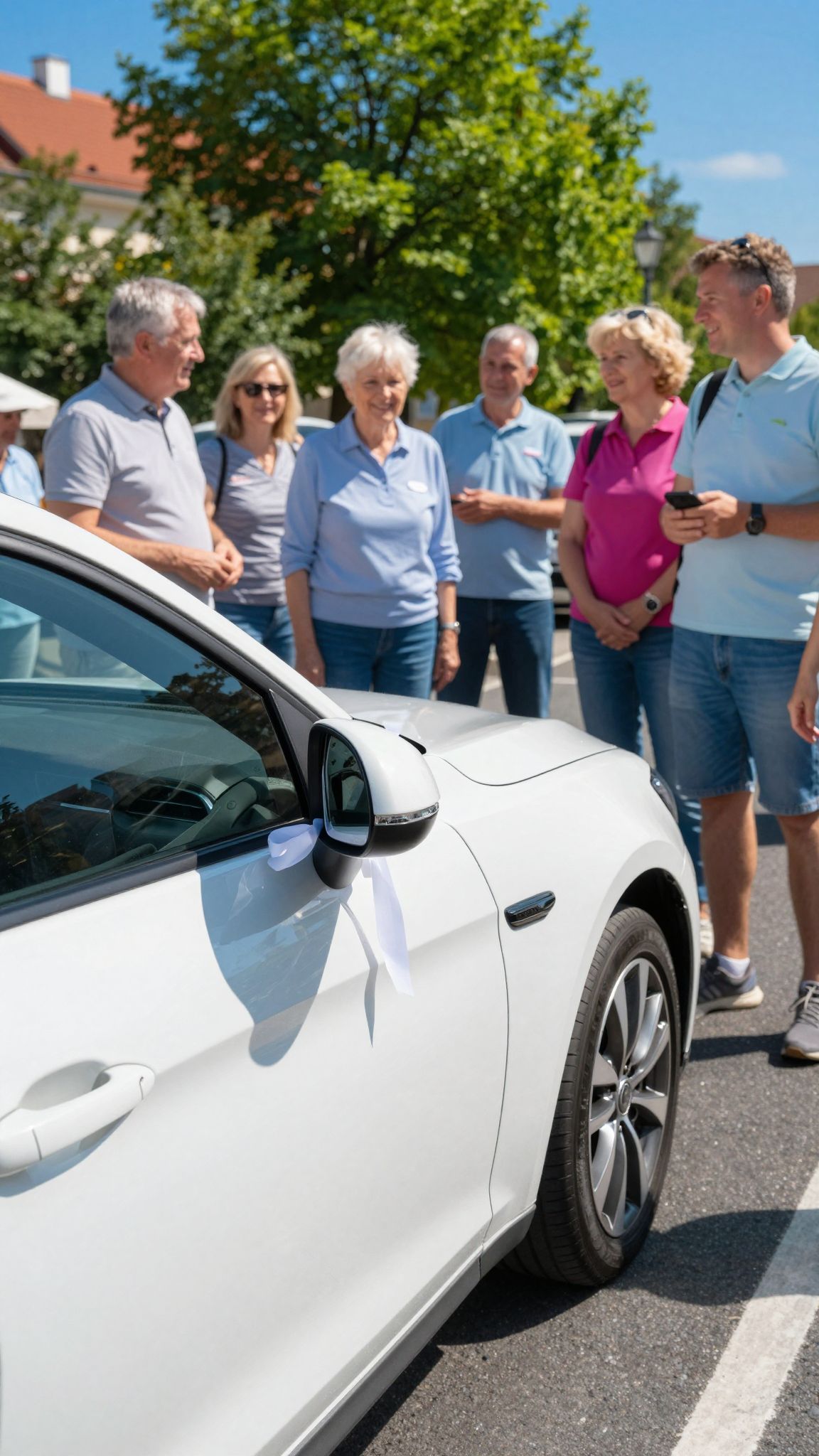 A fehér szalag közösségi összetartozást szimbolizál Magyarországon.