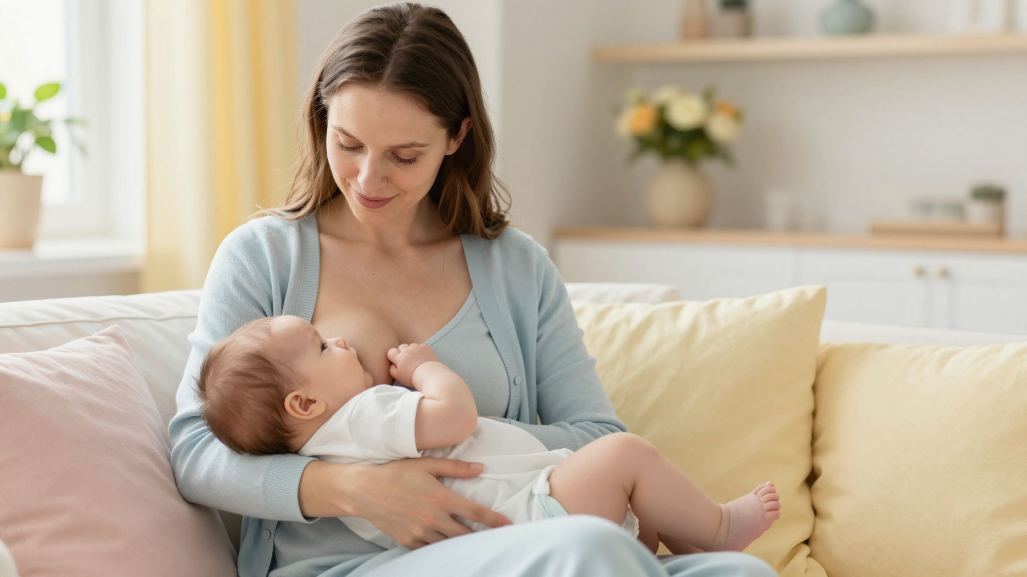 A szoptatás alatt a fizikai kényelmetlenség normális jelenség.