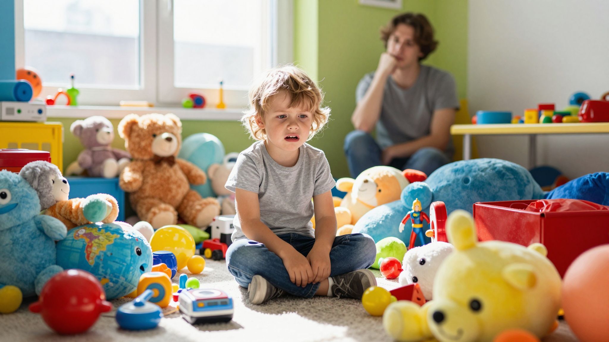 A túlzott vásárlás fokozza a szülői bűntudatot.