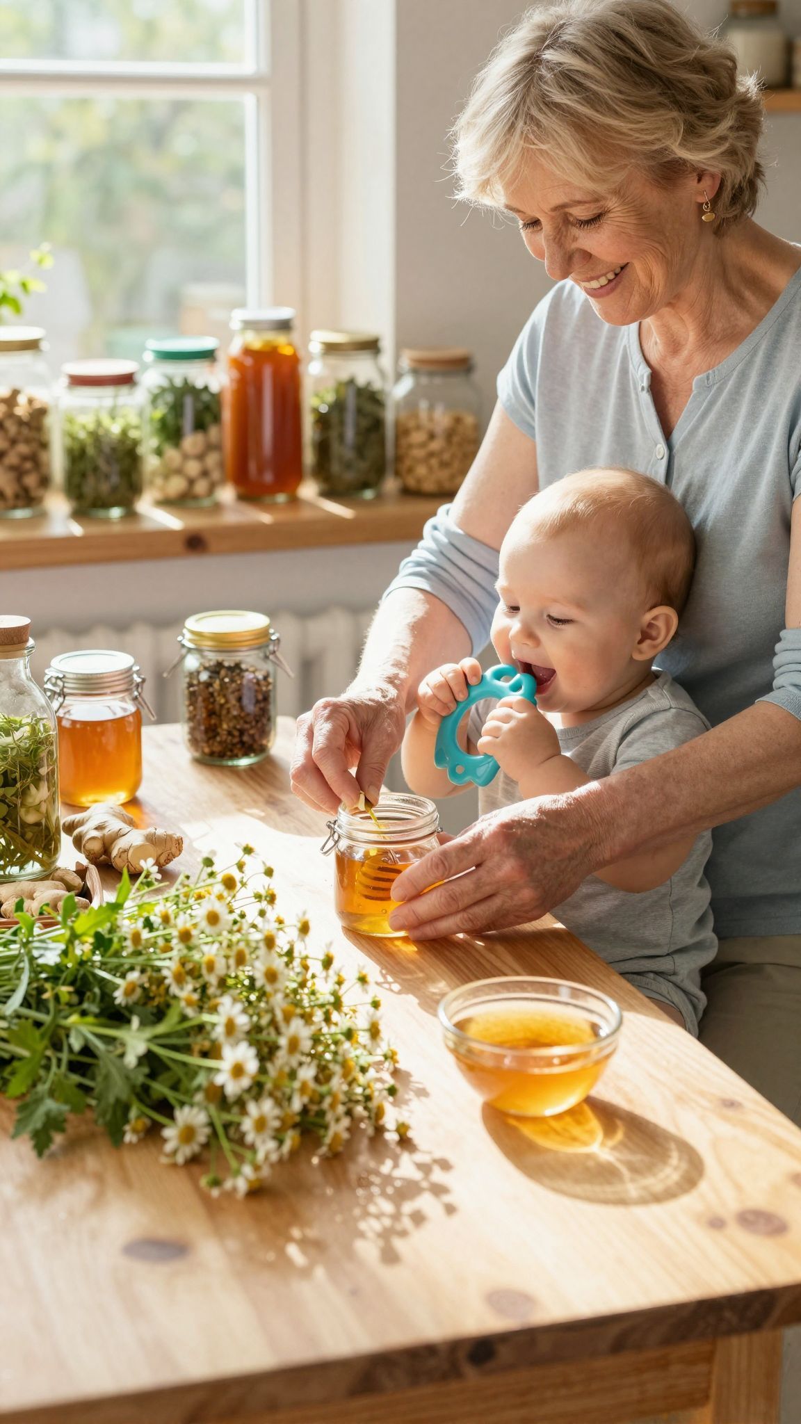 A kamilla teája enyhíti a fogzási fájdalmakat.
