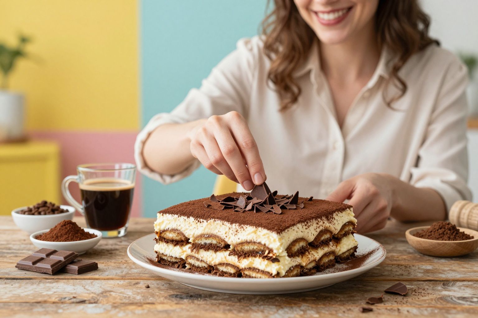 A csokis tiramisu krémes állaga mindenkit elvarázsol!