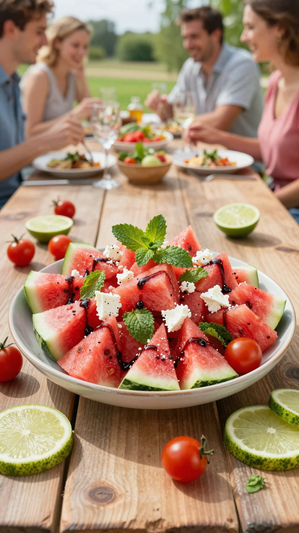 A görögdinnye és feta sajt párosítása frissítő ízeket hoz.