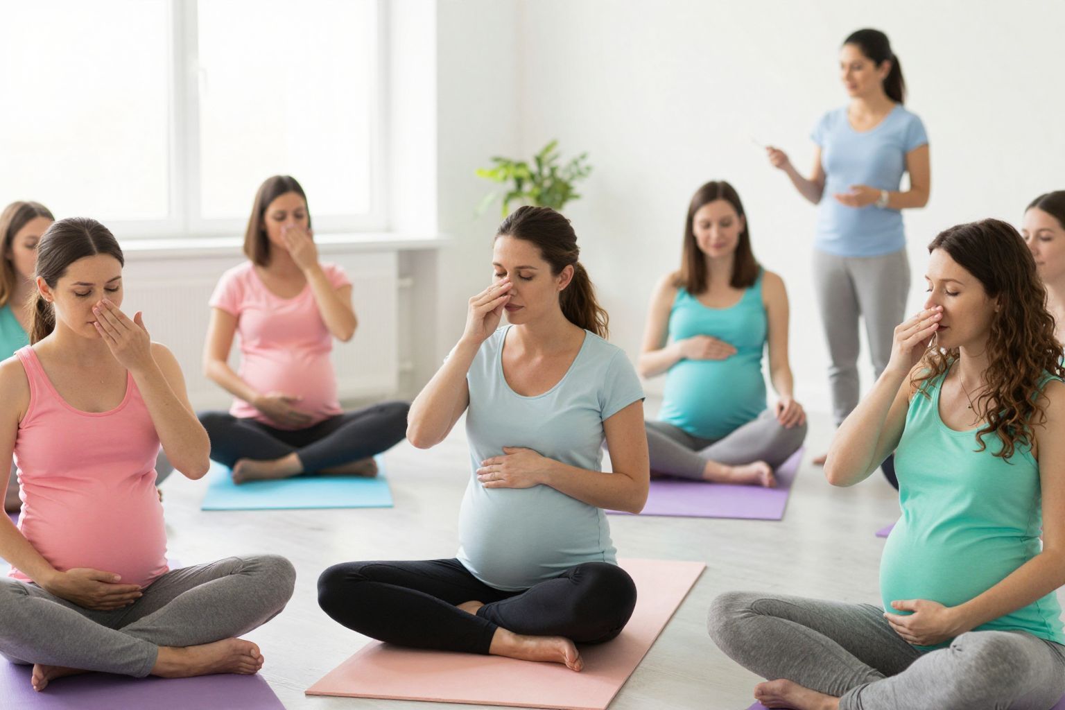 A harmadik trimeszterben fontos a légzőgyakorlatok elsajátítása.