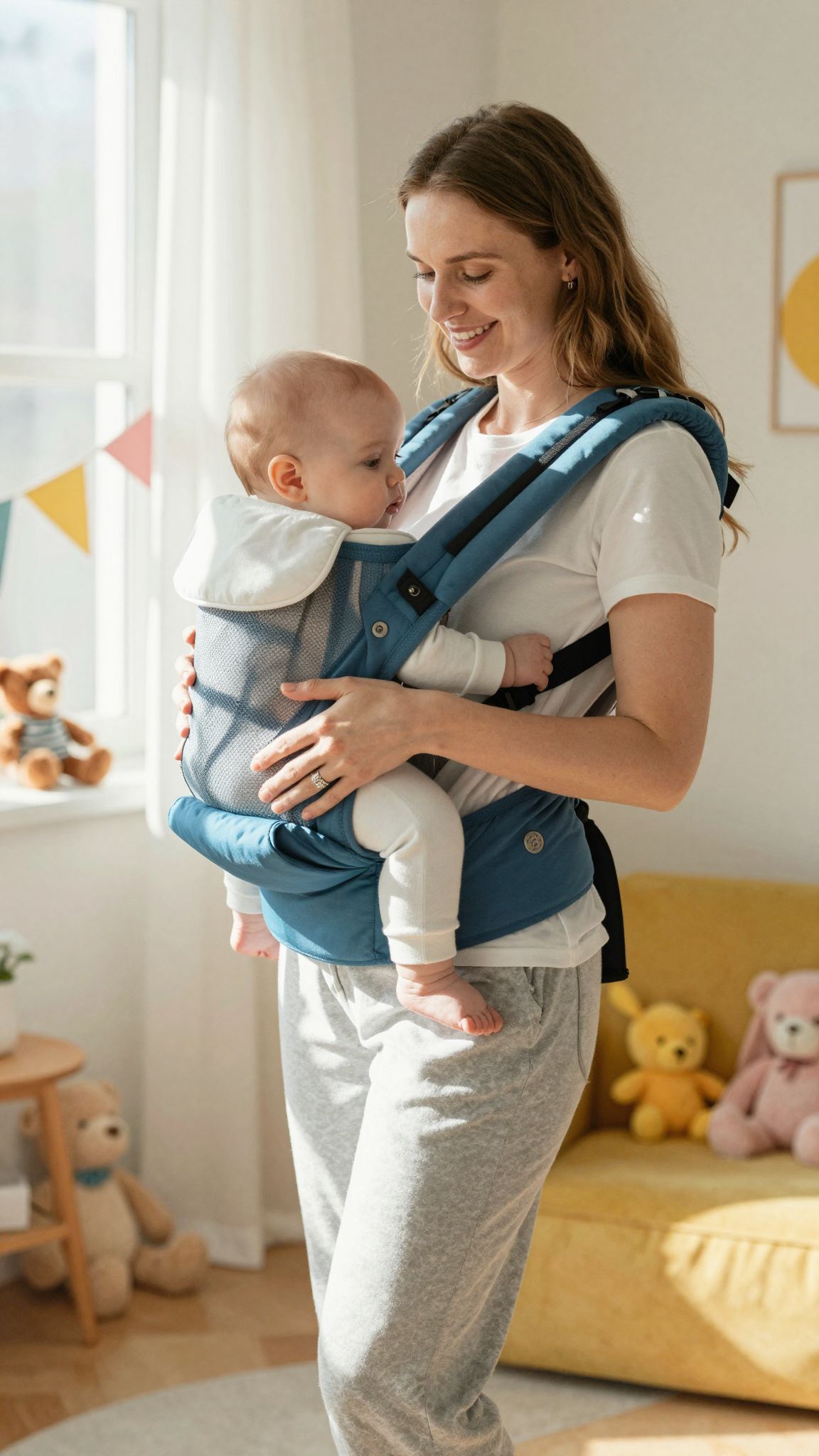 A hordozás csökkenti a csecsemők stresszszintjét és sírását.