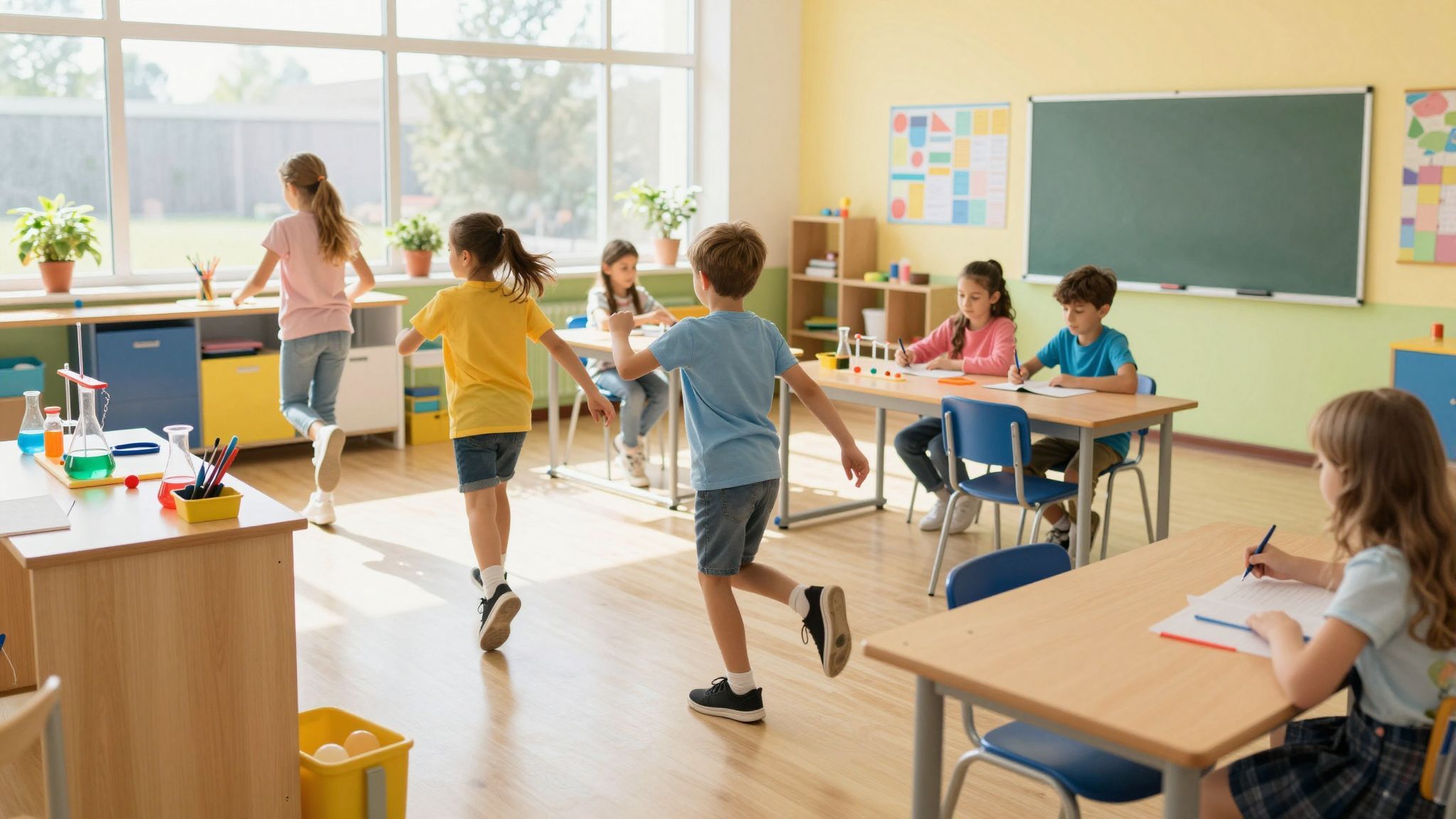 A mozgás javítja a tanulás hatékonyságát és egészséget.