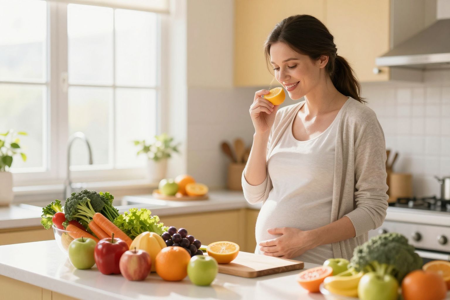 A konyha lehet a kreatív étkezés színtere kismamáknak.