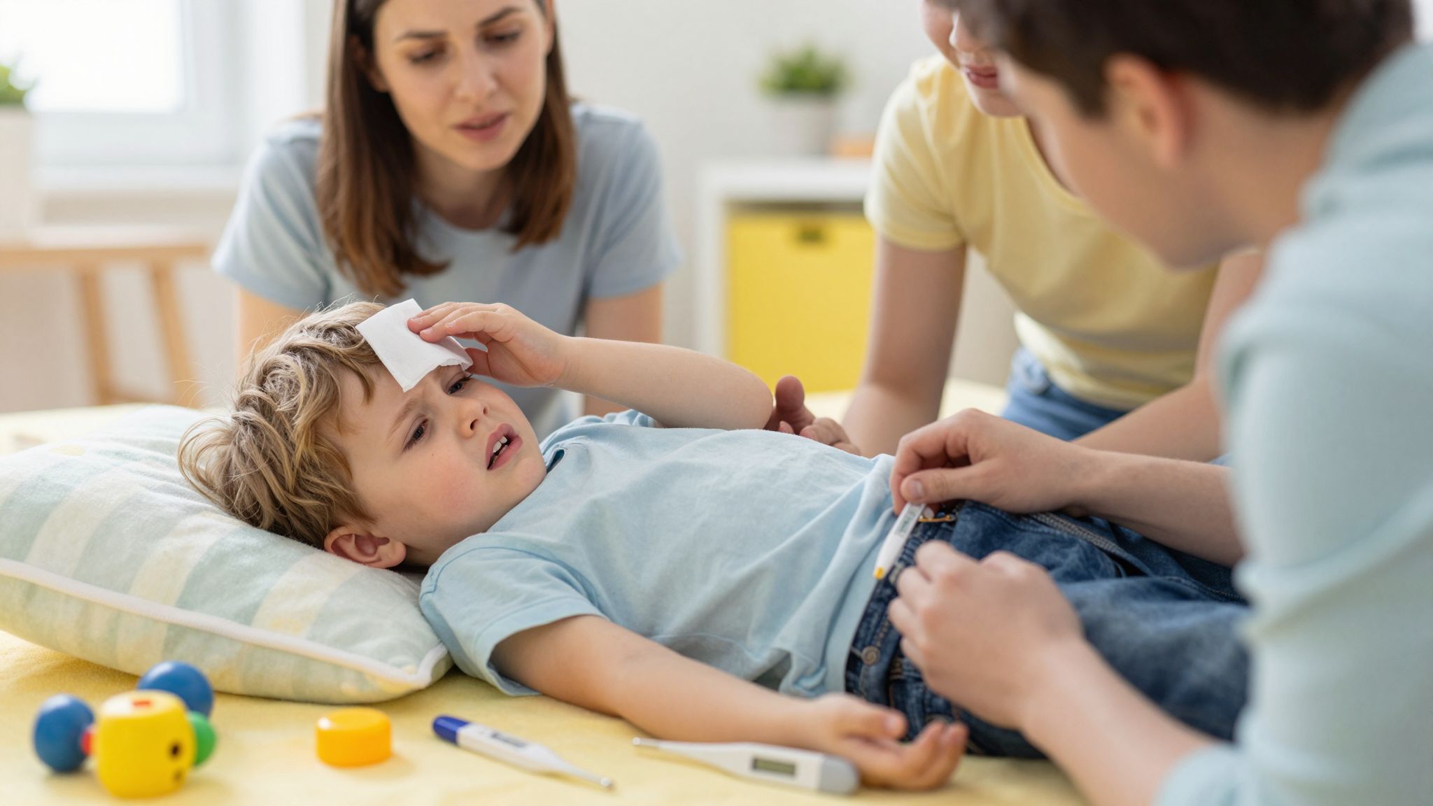 A szülők gyakran észlelik a rángásokat és a tudatzavart.