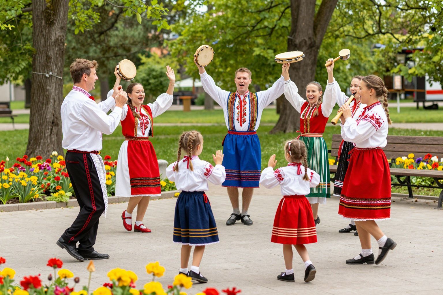 A ritmusos mondókák segítik a kultúra átadását.