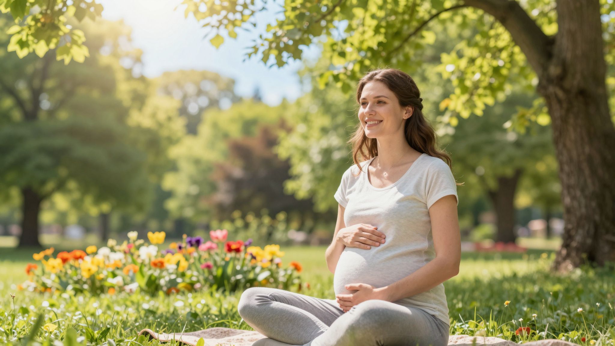 A pozitív gondolkodás segíti a terhesség alatt a mentális egészséget.