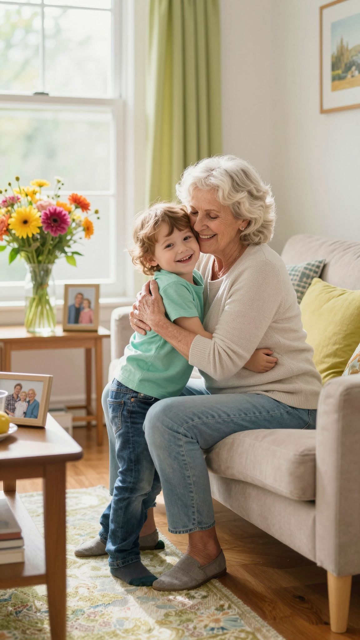 A nagymamák érintése erősíti a kötődést és a bizalmat.
