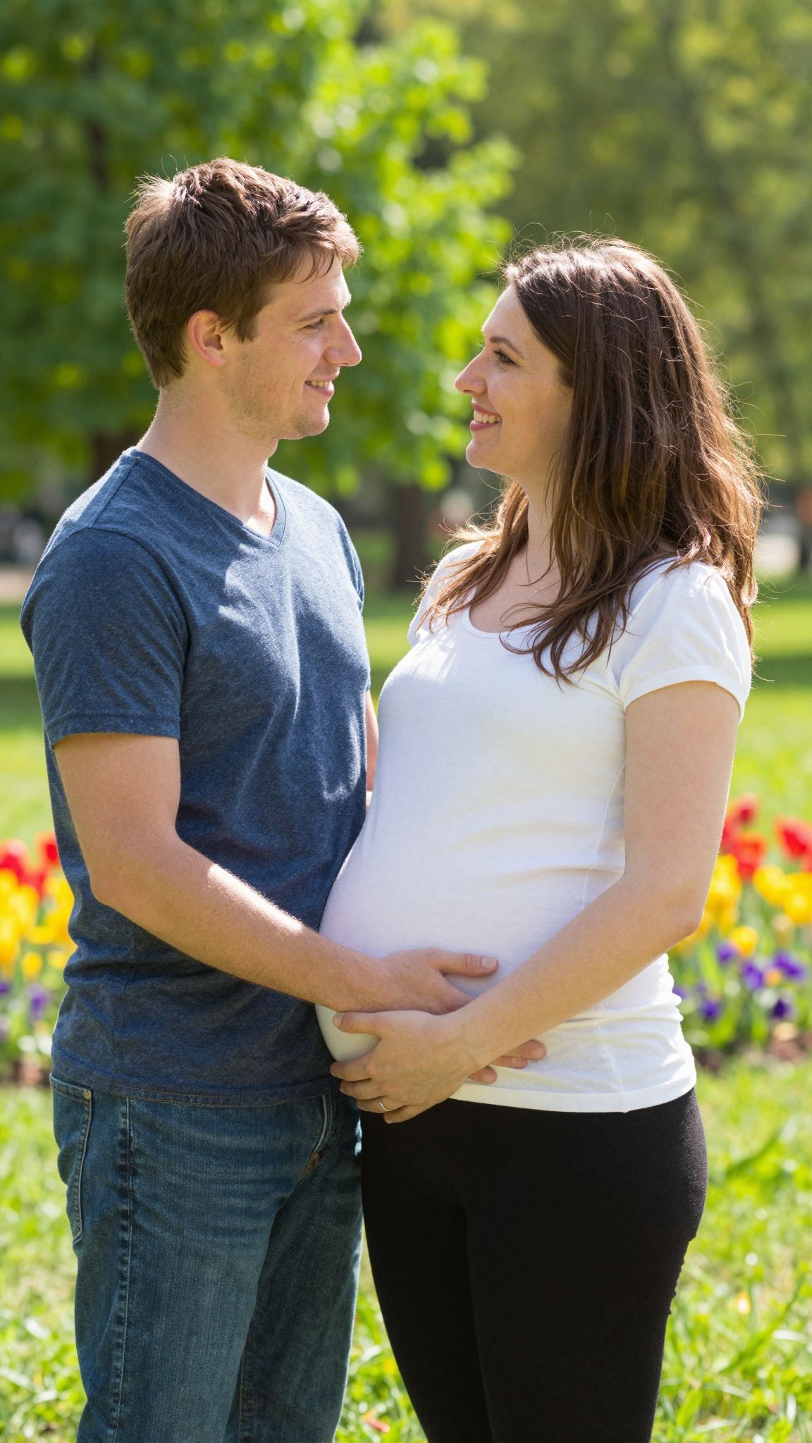 A partner támogatása kulcsfontosságú a terhesség alatt.