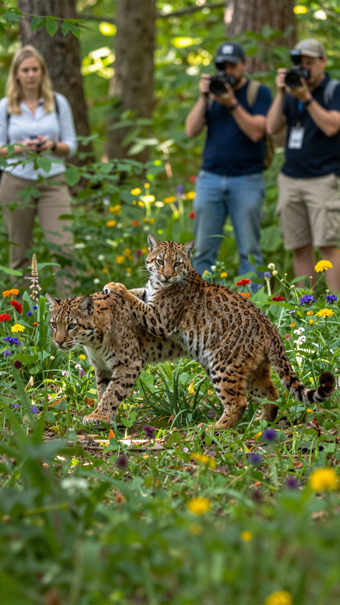 A vadmacskák párzási időszaka tavasszal a legintenzívebb.