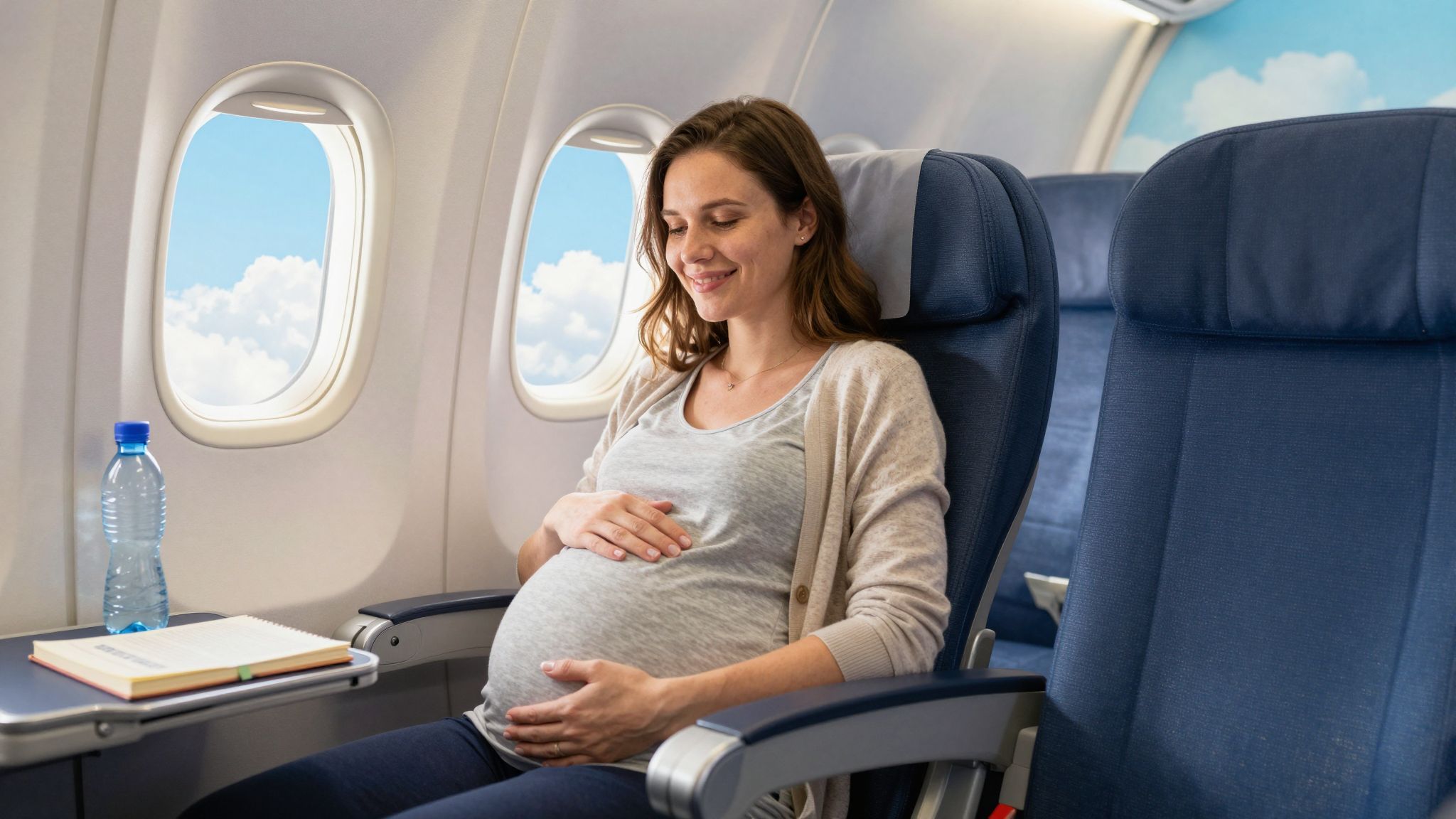 Repülés terhesség alatt orvosi konzultációt igényel.
