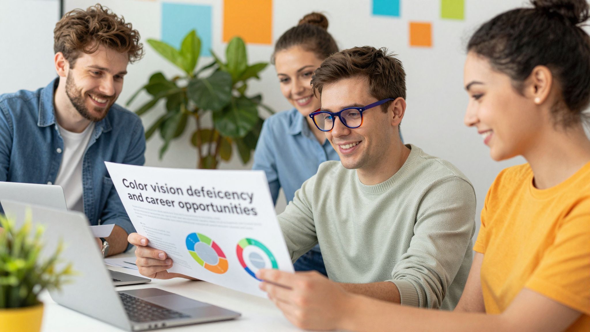 A színtévesztés szakmai hátrányokat, de kreatív előnyöket is hozhat.